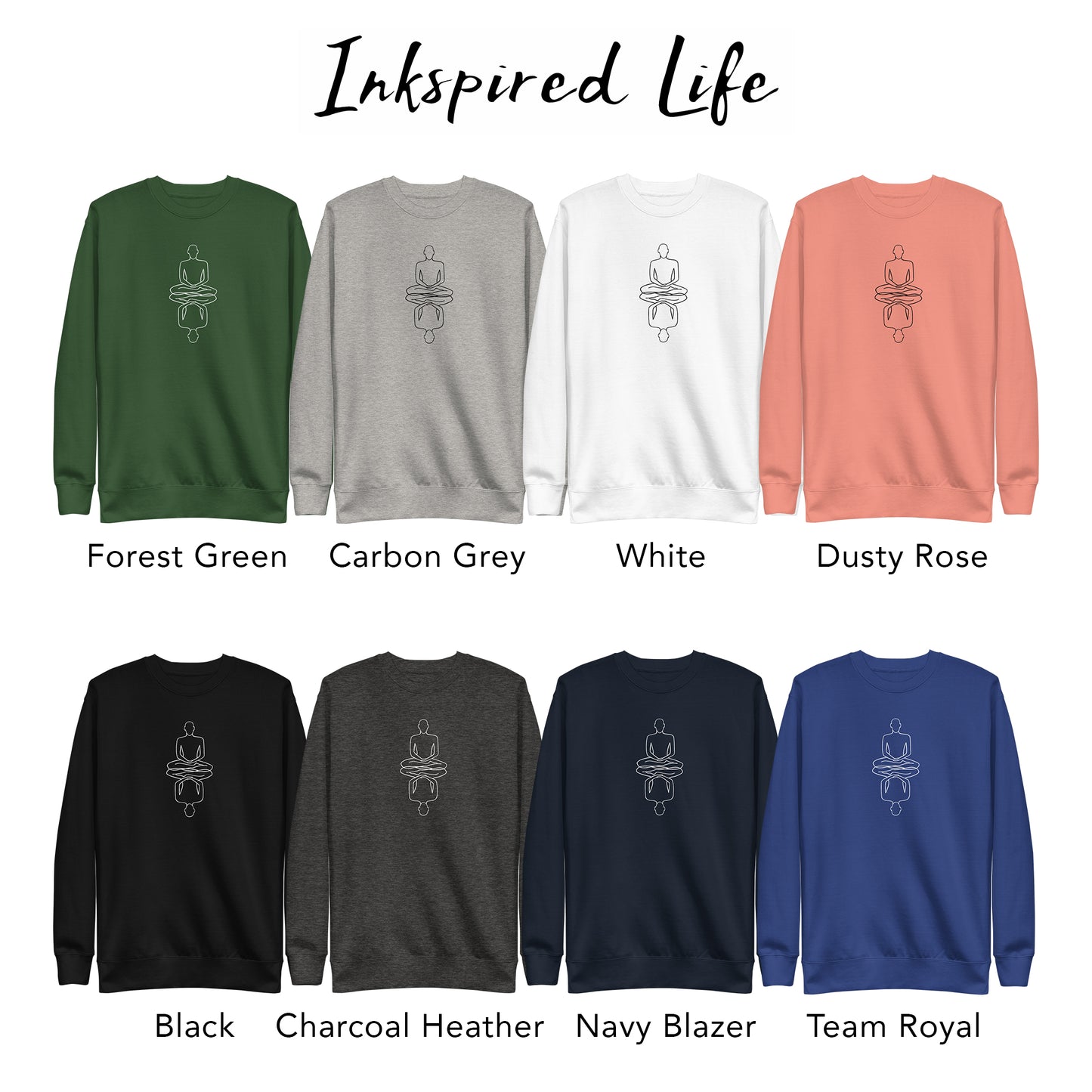 Meditation Reflection Sweatshirt - 8 colors