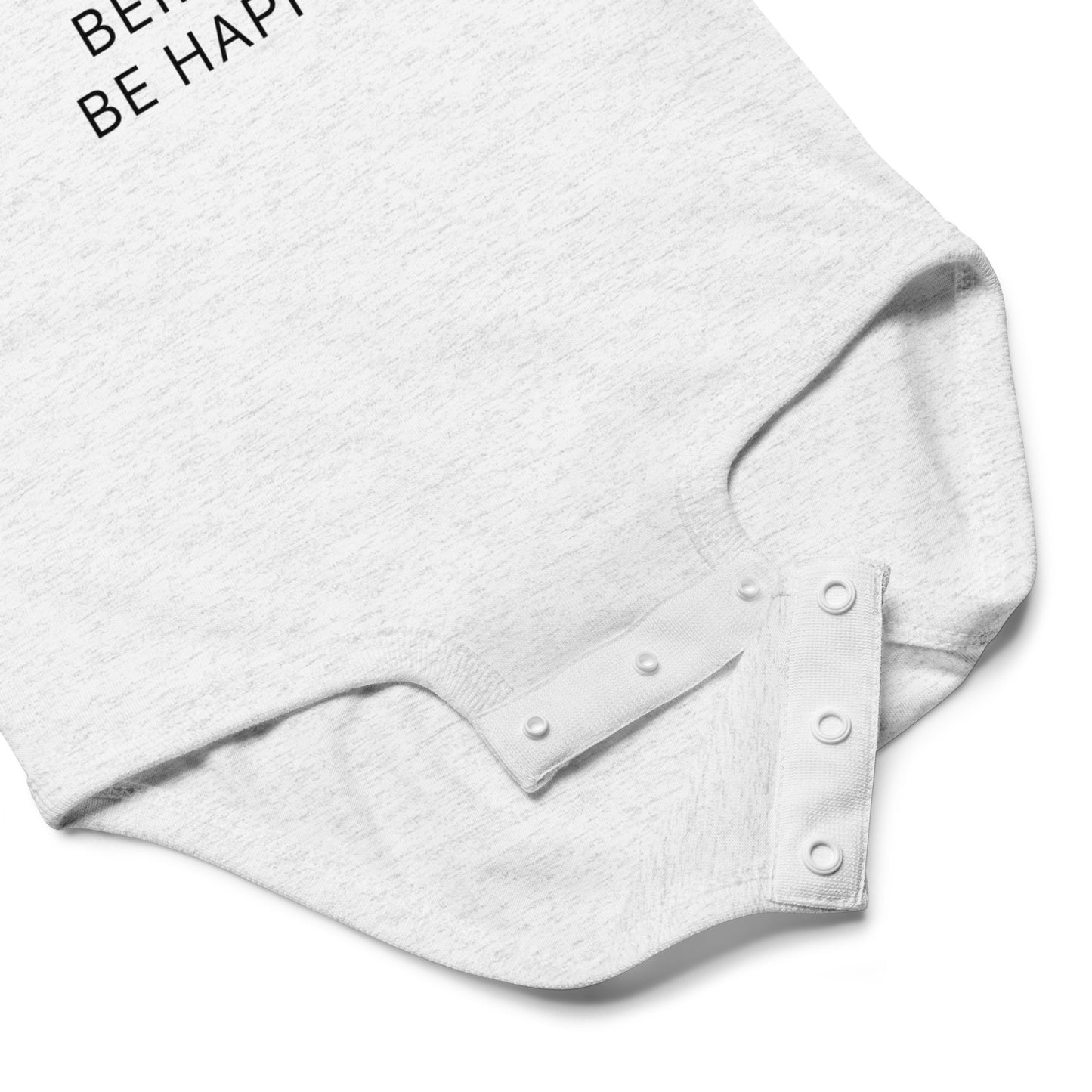 Short Sleeve Happy Baby Onesie - 7 colors