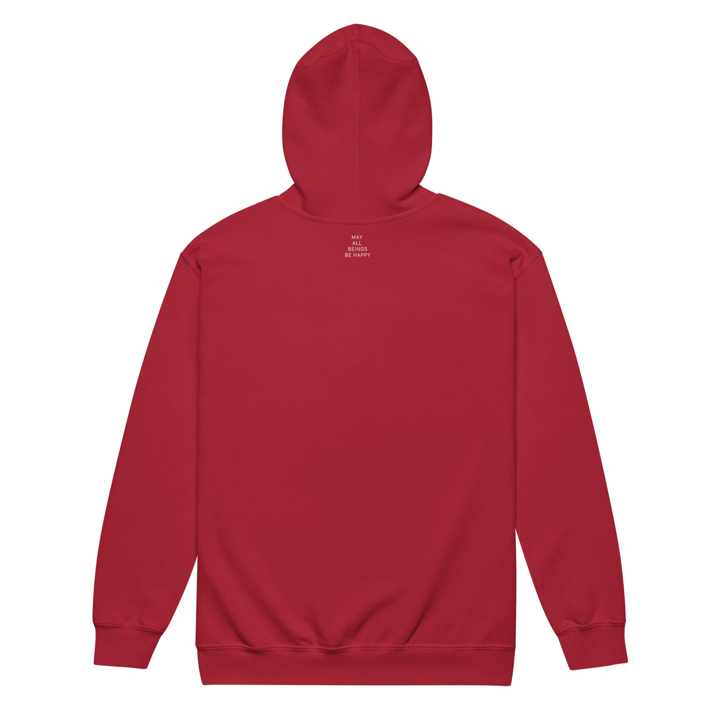 Full-Zip Hoodie, May All Beings Be Happy - 12 colors