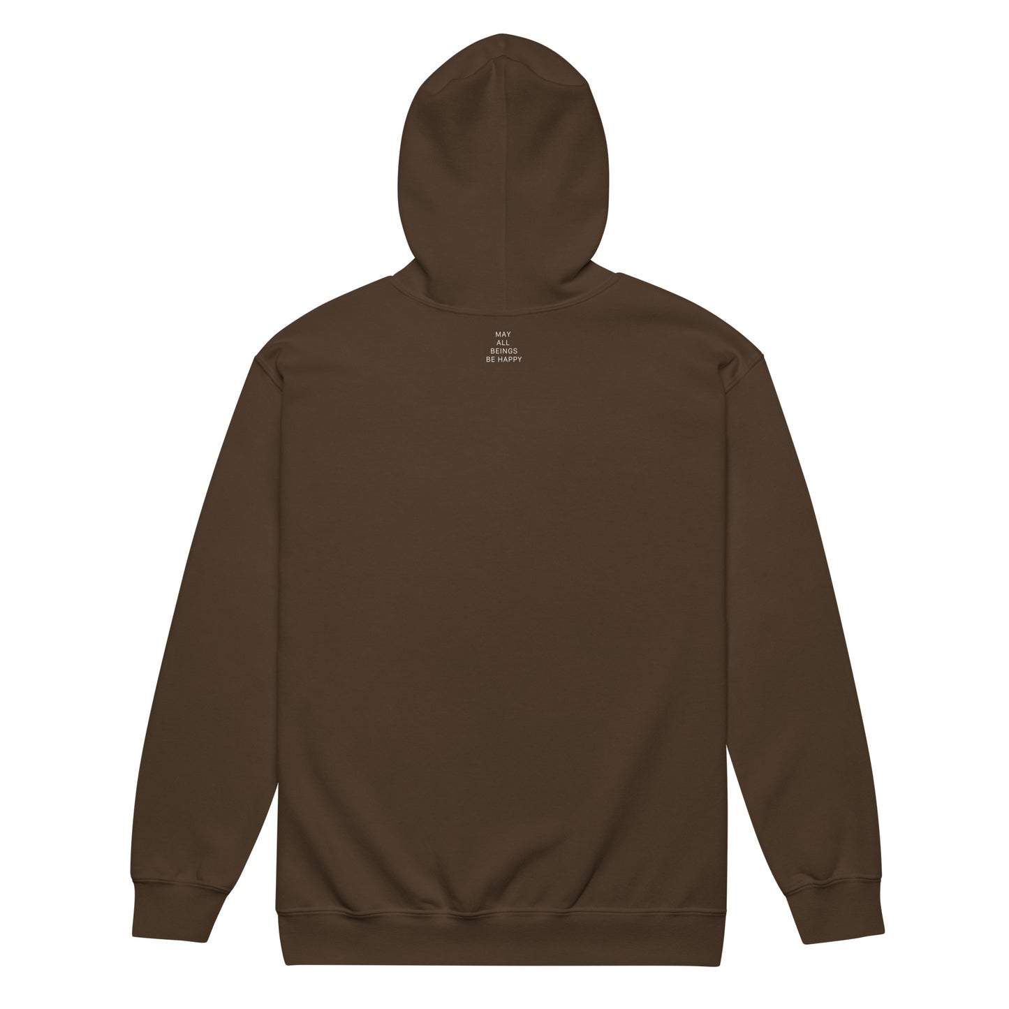 Full-Zip Hoodie, May All Beings Be Happy - 12 colors