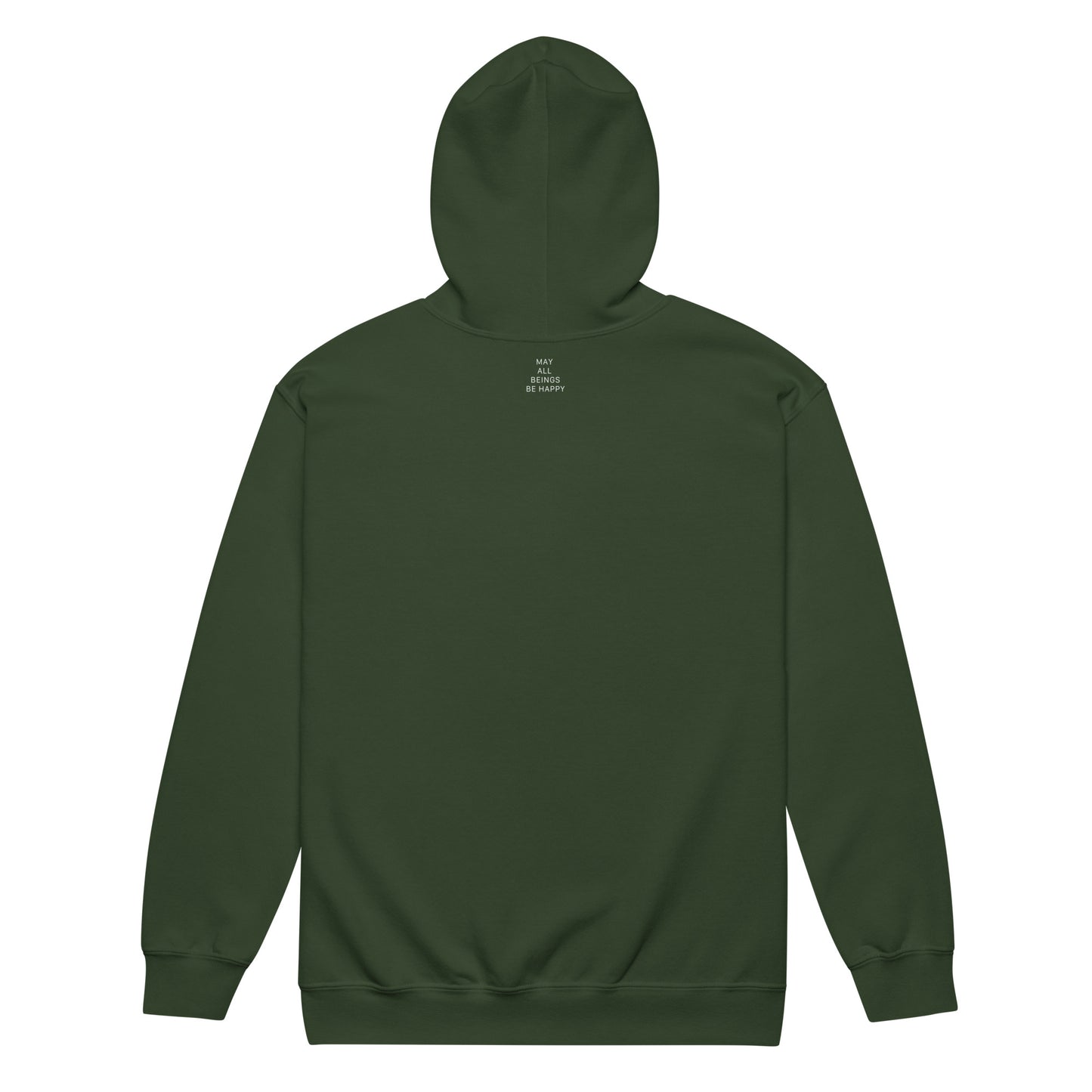 Full-Zip Hoodie, May All Beings Be Happy - 12 colors
