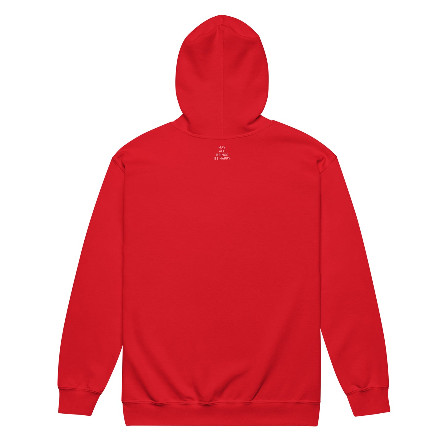 Full-Zip Hoodie, May All Beings Be Happy - 12 colors